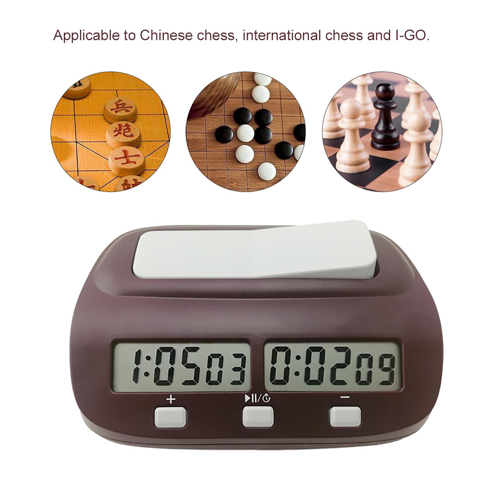 

Professional Digital Chess Clock Count Down Chess Timer with Alarm Electronic Board Game Bonus Competition Master вино красного