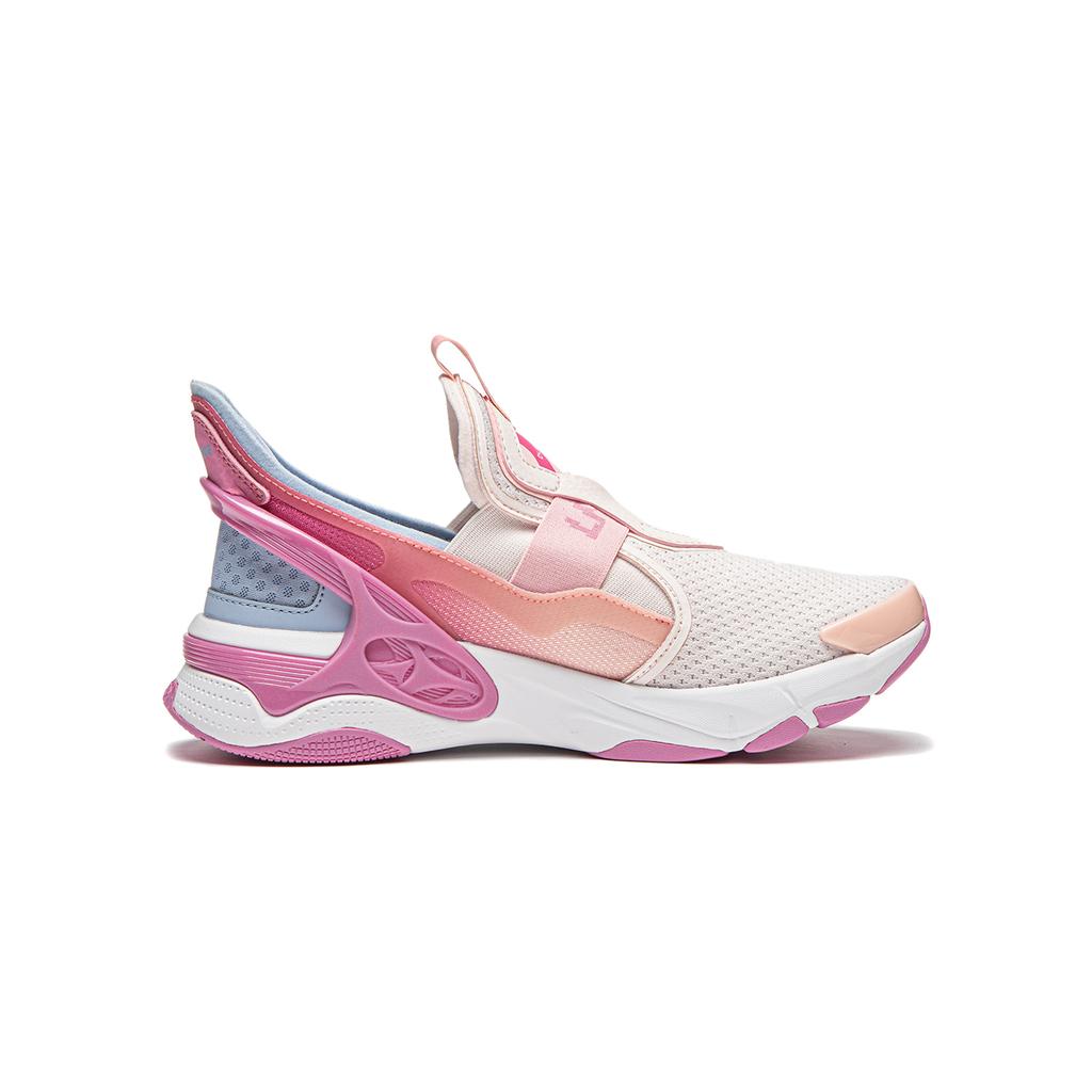 Li Ning Kids Color Block Comfortable Versatile Shock Absorption Rebound Support Low Top Casual Shoes Kids Casual Shoes YKCU102-6