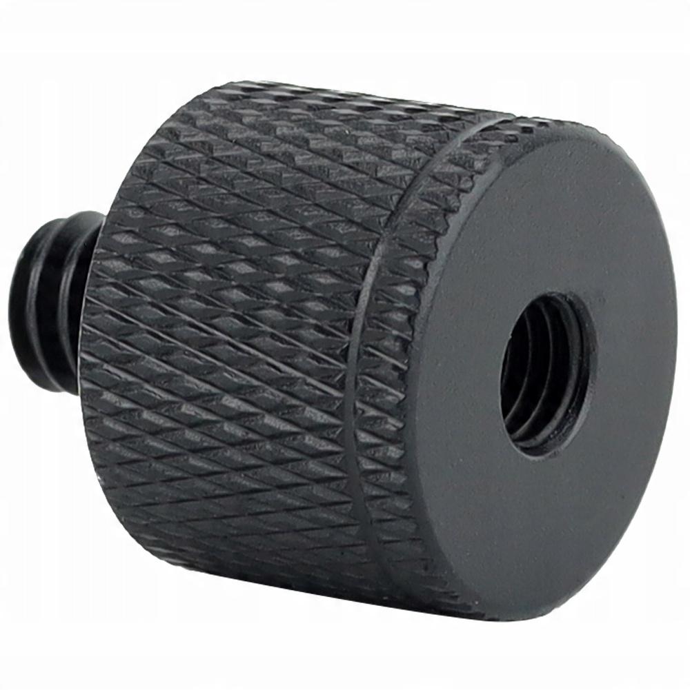 Adapter sleeve reduction 1/4" to M5 tripod black for 20 mm tripod