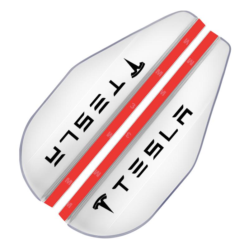 

2Pcs Car Rear View Side Mirror Rain Board Sun Visor Eyebrow Guard For Tesla Model 3 S X Y Style Roadster Invader Coil Mod WYE K80 белый