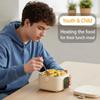 Portable Auto Electric Heated Lunch Box for Adults,Food Warmer Lunch Box,Rechargeable 14000mAh Battery,Self-Heating with 800 ml Inner Container, Keep