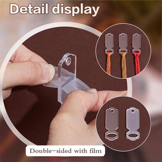 11 Stück Transparente Stickgarnspule Herzform DIY Handarbeits Basteln Nähen Baumwollgarn Aufwickelbrett Kartenhalter mit Loch