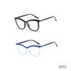 Irregular Polygonal Eyebrow Flat Mirror, Anti Blue Light Cat Eye Personalized Eyeglass Frame, Fashionable Commuting Frame 1027