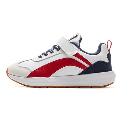 Li Ning Kids Synthetic Leather Fashion Simple Versatile Casual Shock Absorbing Non-Slip Low-Top Outdoor Shoes Kids Shoes YKCU082-13A