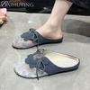 Flats Mesh Slippers Women Sandals Casual Loafers Shoes Woman Mules Summer 2025 Trend Soft Sole Elegant Dress Comfort Zapatillas