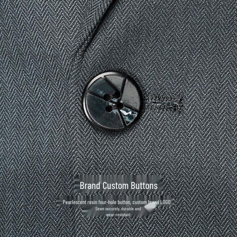 Shanshan Men's Wool Tencel Business Suit Set