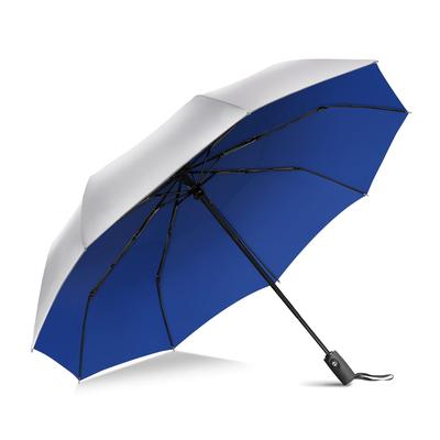 ZOMAKE Folding UV Rain or Rainy Season Typhoon Includes Storage Case Umbrella, Large, 9-Rib, One-Touch Operation, Windproof, Protection,