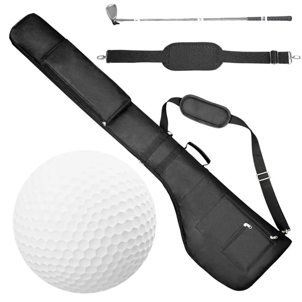 Składana torba na kije golfowe Mini wodoodporna torba transportowa na kije golfowe Torba podróżna na 8-10 kijów golfowych