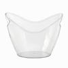 Ice Bucket Stable Flat Base, Clear Drink Bucket, Shatterproof, Beverage Tub, for