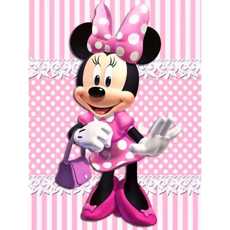 Minnie 5D Diamond Painting Disney Full Diamond Embroidery Cartoon DIY Rhinestone Pictures Cross Stitch Kits Crafts Home Decor