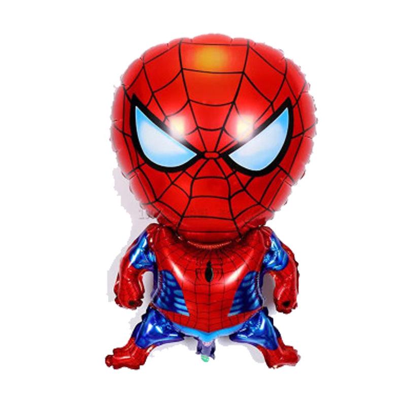 Globo de película de aluminio con forma de superhéroe 10 UNIDADES
