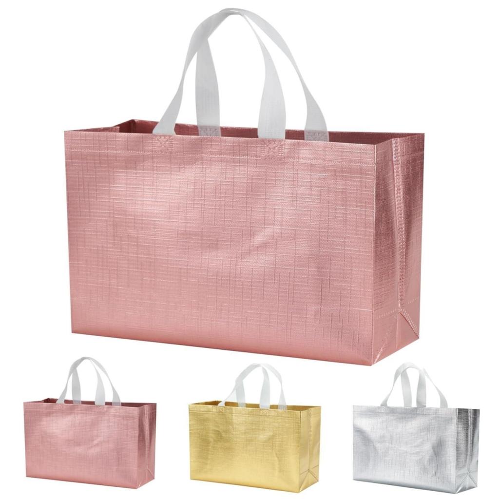 Large Capacity Shopping Bags Handled Reusable Bags Grocery Bags High-Quality For Christmas Daily Shopping Birthday Parties