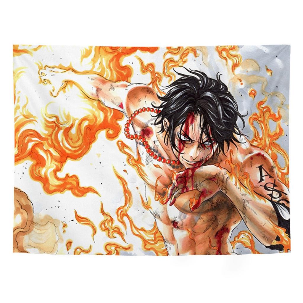 One Piece Background Tapestry Dorm Makeover Decor Luffy Sailing Anime Wall Fabric For Bedroom Headboard Hanging Art