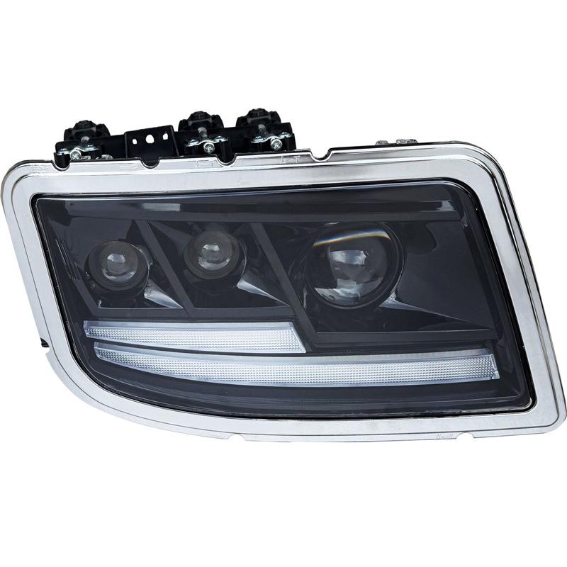 Compatible LED Headlights for 19 GTL: Near and Far Mode Black Gold Left