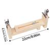 2pcs Bracelet Maker Jig Wooden Hand Weaving Tool Non-slip Base Crafting Supplies For Beginners Handcraft Enthusiast