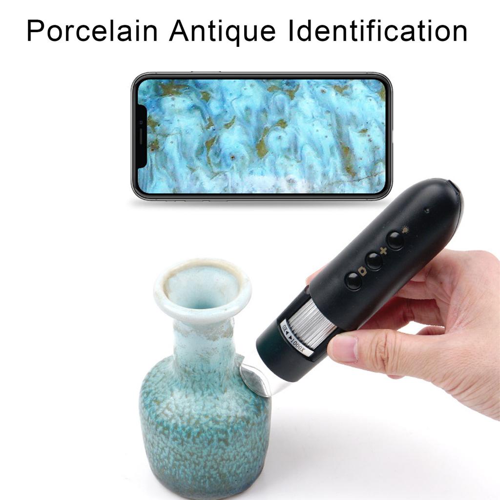 WIFI 500X Scalp Detector Skin Hair Diagnosis Analyzing High Definition Electronic Microscope Scalp Follicle Detector