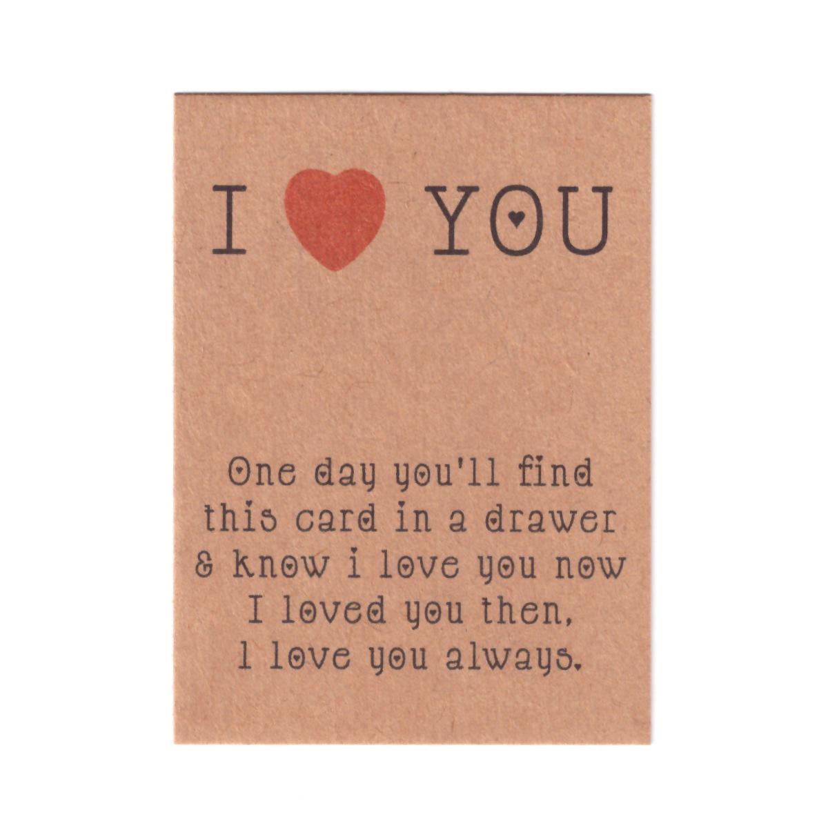 

Открытка благодарности из натурального кристалла - Вдохновляющий подарок карманного размера с крафтовой бумагой 60mm x 80mm