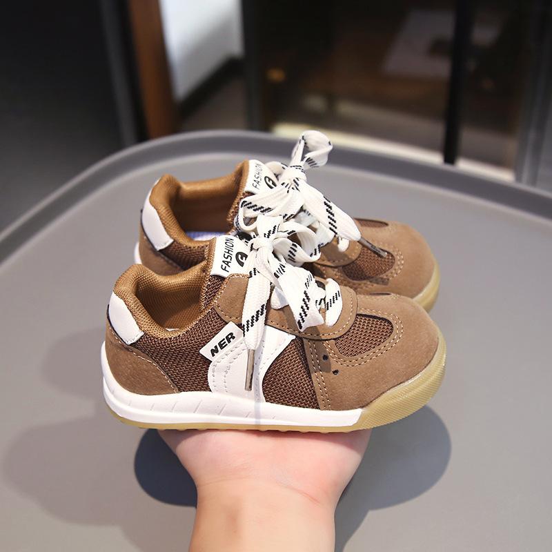 

Fashion versatile mesh breathable flat white shoes 2025 spring and summer new casual sweet lightweight comfortable board shoes 25 коричневый