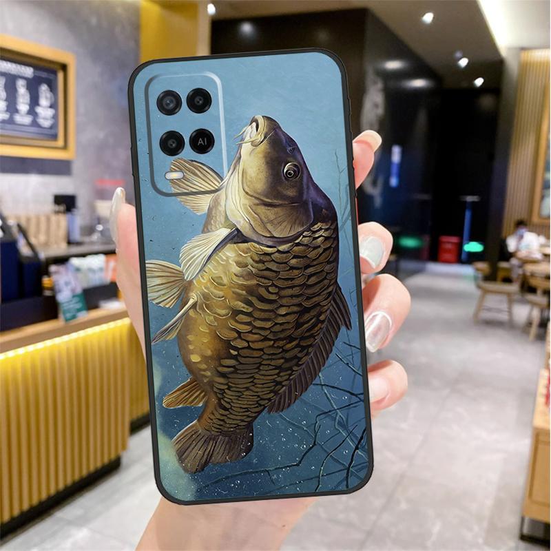 Chub Carp Fish Case For Oppo A5 Pro A15 A17 A57 A77 A60 A80 A40 A18 A38 A58 A78 A98 A96 A76 A16 A94 A74 A54
