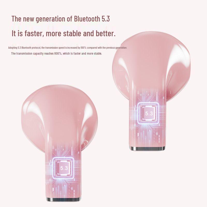 Women's Style Noise-Cancelling Bluetooth Earphones: Long Battery, No Delay, Great Sound