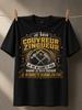 French Roofer With Couvreur Zingueur Lettering Crossed Hammer Tools House Stars And Gold Industrial Unisex All Tshirt