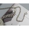 Mei Heavy Industry Sparkling Rhinestone Love Heart Chain Belt Bag - Trendy Nightclub Style