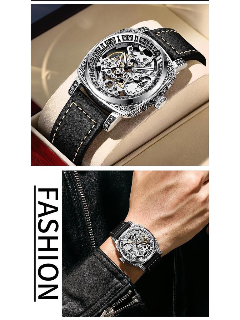 Reloj Mecánico de Lujo Suizo TWCIS Resistente al Agua para Celebridades con Diseño de Alta Calidad