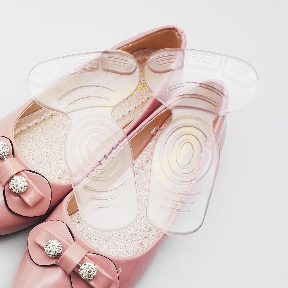 Transparent Silicone Anti-Friction Heel Grips - Invisible, Self-Adhesive Pads for Women's Shoes