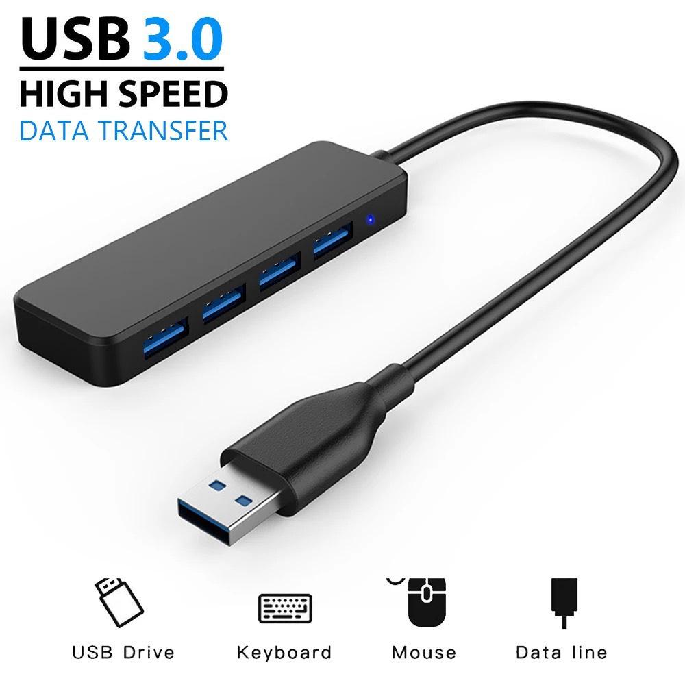 4-in-1 USB 3.0 Hub Type-C Docking Station for Phones & Computers