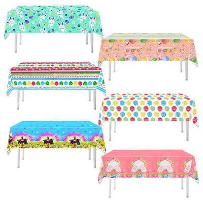 Easter Decorative Tablecloth Party Decorative Tablecloth Easter Bunny Theme Decorative Tablecloth Tablecloth