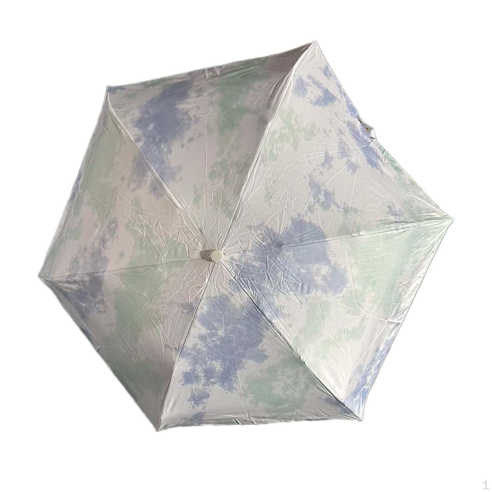 

Зонт от дождя складной удобный современный портативный дорожный для кемпинга Manual 6 Ribs