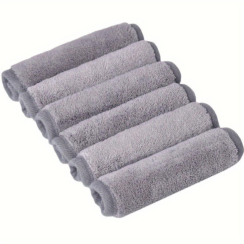 1pcs Soft Face Wipe Beauty Cleansing Towel Water-absorbing Small Square Towel Cleaning Face Towel Lazy Water Wash Makeup Remover Towel 6PCS