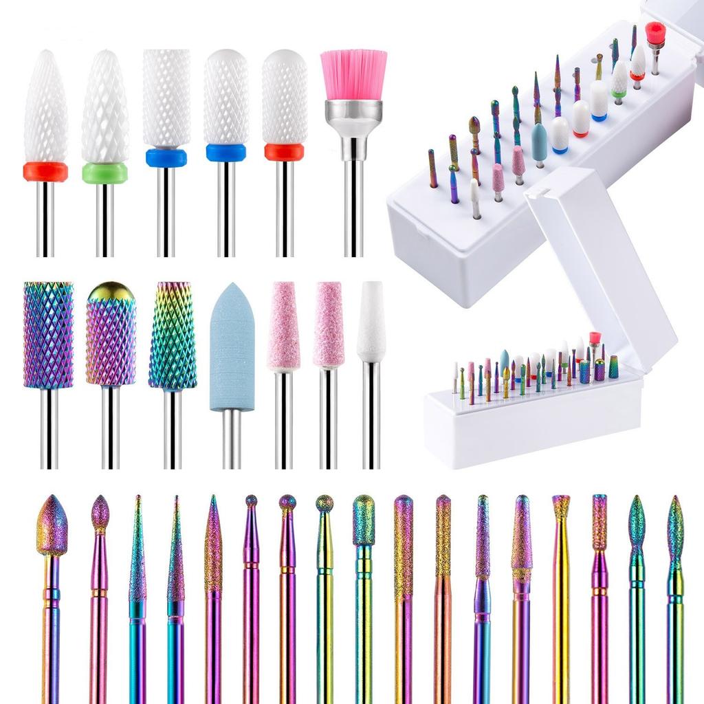 Nail Art Remover Grinding Head, Ceramic Stainless Steel Universal Grinding Head Polishing, Quick Nail Remover Grinding Tool