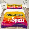 3Pcs Paulaner Spezi Orange Cola Bedding Set Quilt Cover Pillowcase Home Christmas Xmas Halloween Gift 1 Duvet Cover 2 Pillowcase M92427