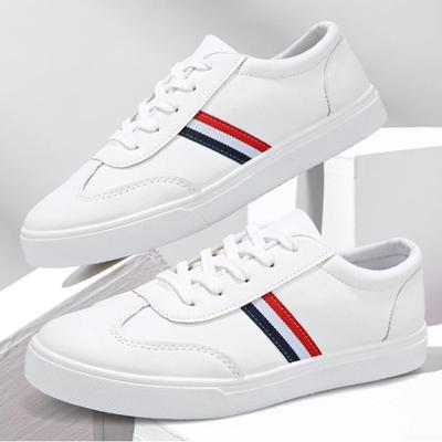 Pu Leather Men Casual Shoes Flats Trendy Men’s Vulcanized Shoes Comfortable Male Walking Shoes 2025 New Board Shoe Tenis Hombres