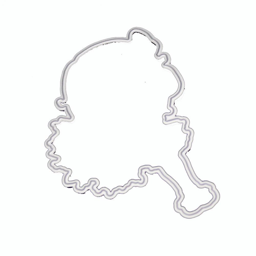 Borda de Buquê de Menina Estêncil Metálico Prateado Corte e Relevo Morre Para Scrapbooking DIY Álbum de Papel Cartões Fabricação