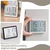 Magnetic LCD Digital Clock Wall Mounted Refrigerator Wall Alarm Clock Ultra Thin Desk Clock for Bedside Living Room