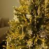 Transparent Snowflake Acrylic Ornament Set for Christmas Tree Decoration