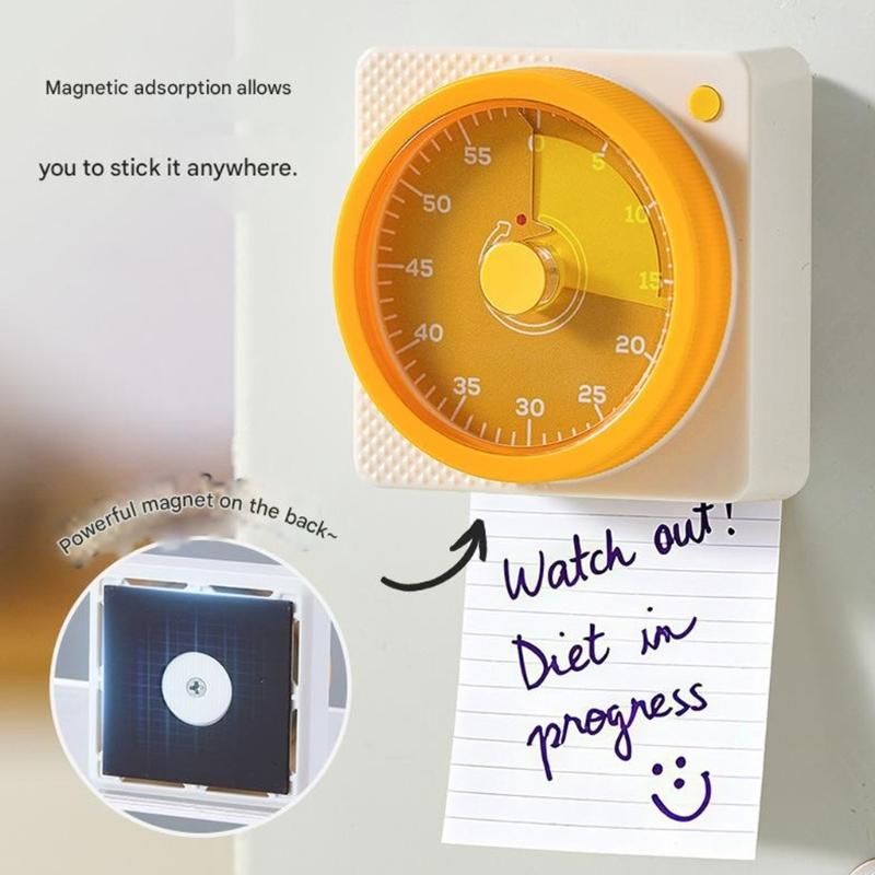 Küchen Kochtimer Mechanisch Manuell Countdowns Wecker Magnetisch Digitaler Timer Zeitmanagement-Werkzeug Langlebig