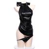 Erotic Small Sexy PU Bodycon Black [SENMHS] Sexy, Lingerie, Extreme, Breasts, Cute, Leather-Look Costume, Bondage, Lingerie, Enamel, PVC, Queen,