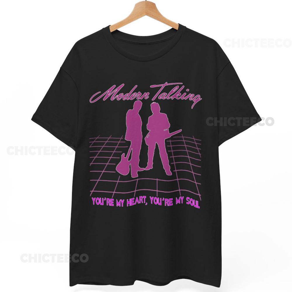 

Modern Talking T-Shirt You re My Heart You re My Soul 80s Synth-Pop Unisex Tee Unisex T-Shirt L