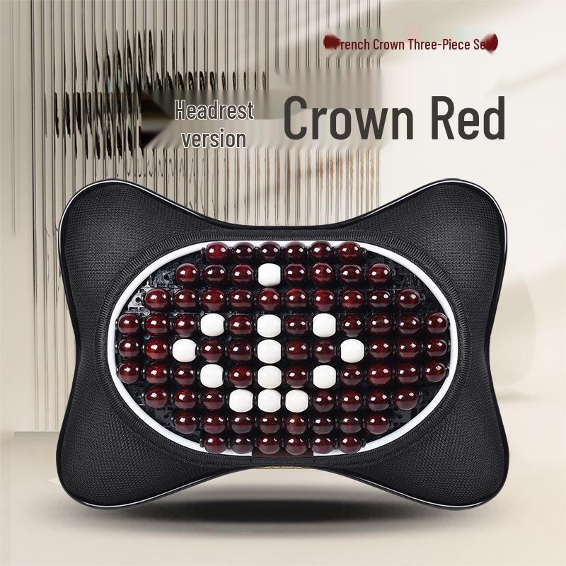 Sommer Bilseteputesett - Pustende, Ventilert, Design med treperler, 3 deler for komfortabel kjøring