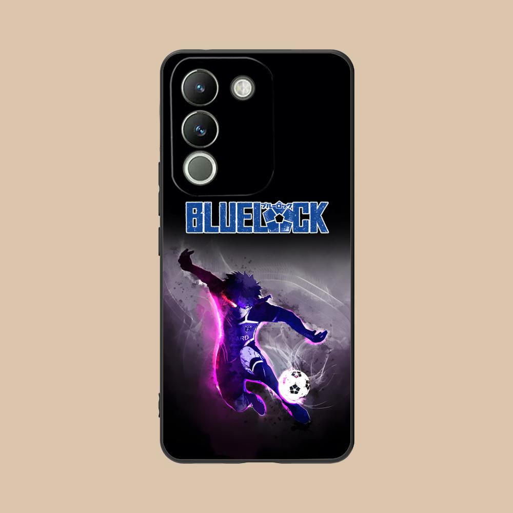 Blue Lock Ranze Kurona Matte TPU Mobile Phone Case for VIVO V60 V50 V40 V30 V29 V27 V25 V23 Pro Lite 5G Colorful Printing Cover