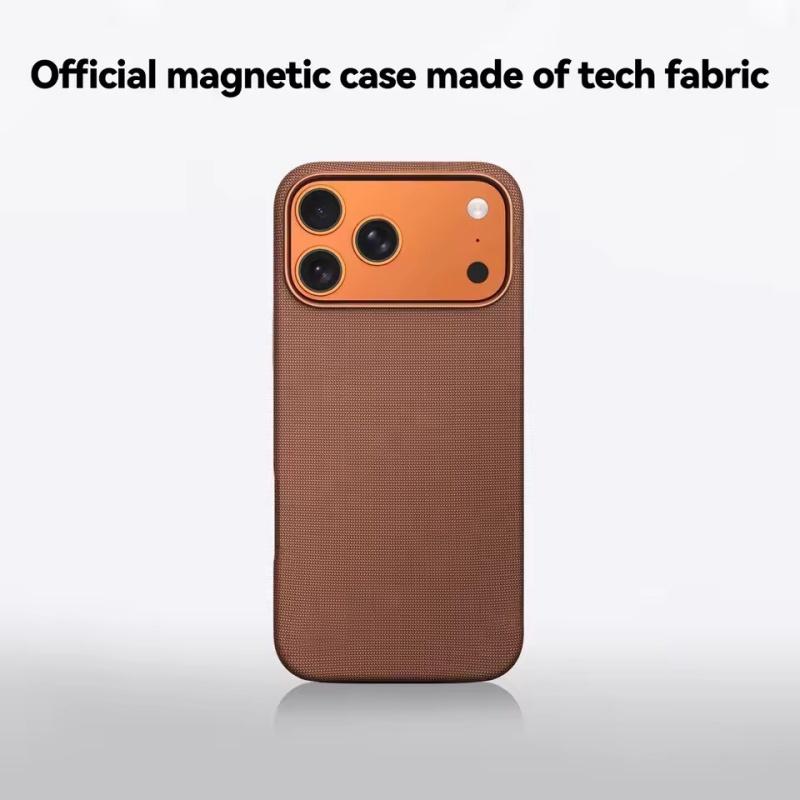 TechWoven Magsafe Case for iPhone 17 Pro Max 16 Pro Wireless Charge Cover TechWoven Case with MagSafe Magnetic Weaving Texture