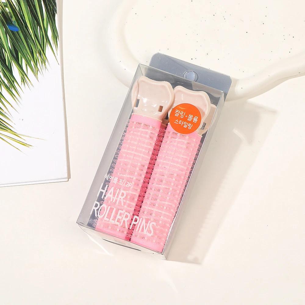 1/2/6pcs Hair Root Fluffy Clip Lazy Hair Edge Clip Women Top Styling Curling Barrel Portable Korean Bangs Side Clips Hair Roller