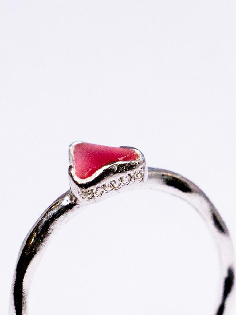 Harang Hr 172R_Pink Cats Eye Ring(Triangle)