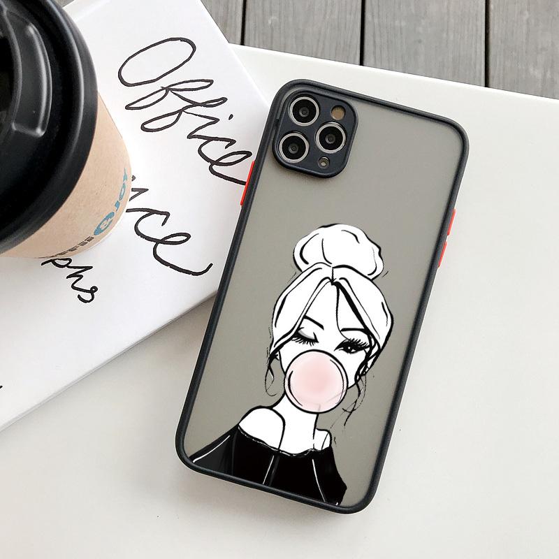 Girl Boss Women Coffee Phone Case For iphone 16 12 11 14 13 15 Pro Max X XS XR SE 2020 7 8 Plus Fashion Lady High Heel Covers