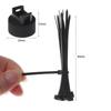 New Heavy Duty Zip Tie Mount Kit Self-Locking Multipurpose Zip Tie Holders Nylon Buckle Nylon Zip Ties Car Daily Repair