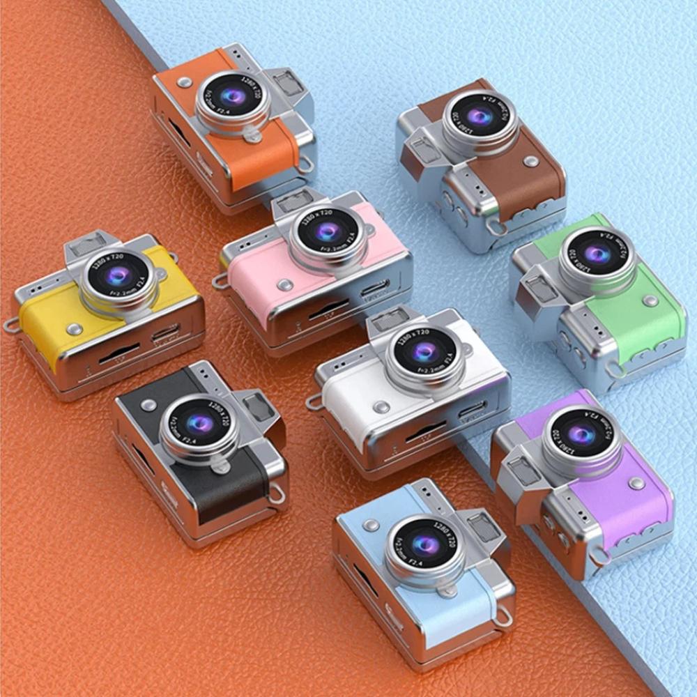 Katlanabilir Ekran Kart Kamerası, Çocuklar Öğrenciler İçin HD Fotoğraf ve Video Dijital Kamera, Retro CCD Kompakt Kamera