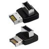 USB 3.1 Type E 90 Degree Converter Front USB C Header Adapter Vertical  Type E Header Converter for Computer Motherboard